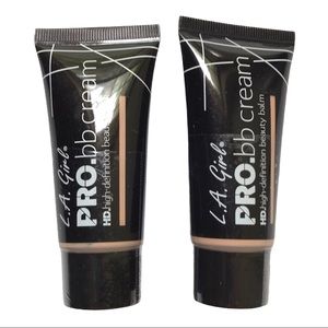 LA Girl Pro BB Cream Light Color Brown 2-pack